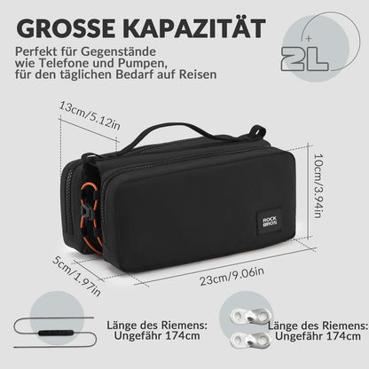Fahrradtasche Rahmentasche mit Schultergurt Oberrohrtasche ROCKBROS