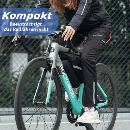 Fahrradtasche Set 2-in-1 Abnehmbare Rahmentasche 1,3 L+0,7 L Schwarz ROCKBROS