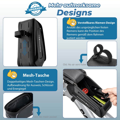 wasserdichte Fahrradtasche Handytasche Touchscreen für Smartphone 6,8 Zoll ROCKBROS