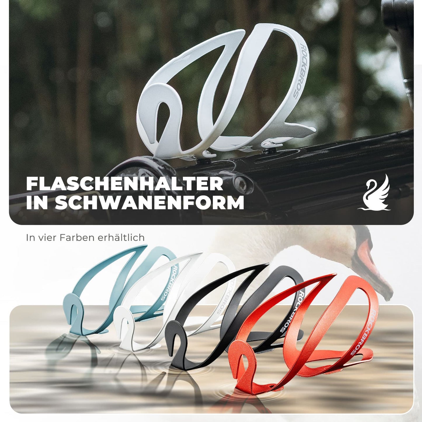 Flaschenhalter Fahrradzubehör Fahrrad Leicht Getränkehalter Befestig ROCKBROS