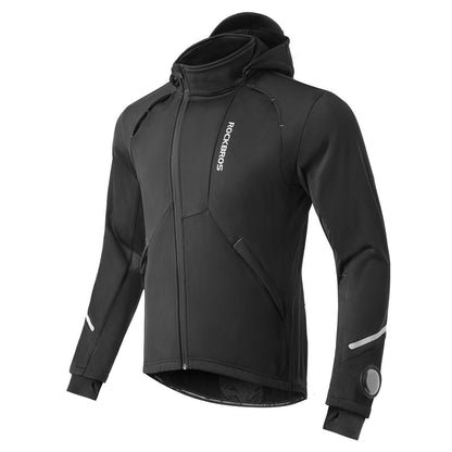 Winter Fahrradjacke Winddicht – Mit TPU-Touchscreen-Bedienung ROCKBROS