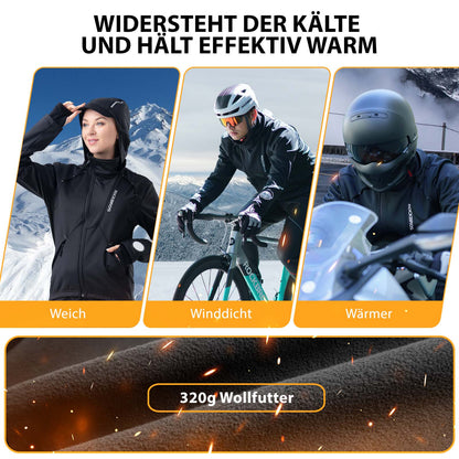 Winter Fahrradjacke Winddicht – Mit TPU-Touchscreen-Bedienung ROCKBROS