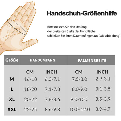 Frühlings- und Herbst-Sport-Reithandschuhe Anti-Rutsch und reflektierend ROCKBROS