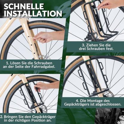 Gepäckträgertasche Gepäckträger für Vordergabel 2,7 L, Wasserdicht ROCKBROS