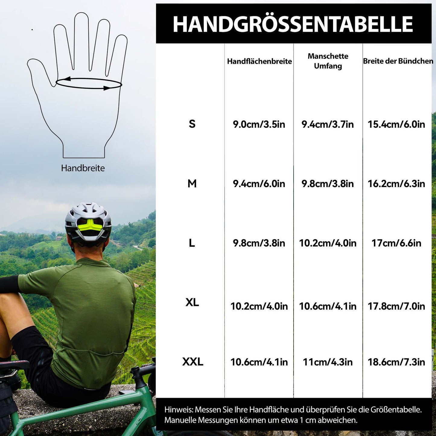 Halbfinger-Radhandschuhe Rutschfest Elastisch Unisex Gelb M-XXL ROCKBROS
