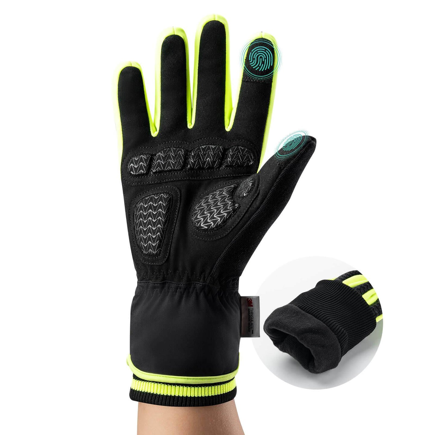 Handschuhe Fahrradhandschuhe Touchscreen Thinsulate Skihandschuh ROCKBROS