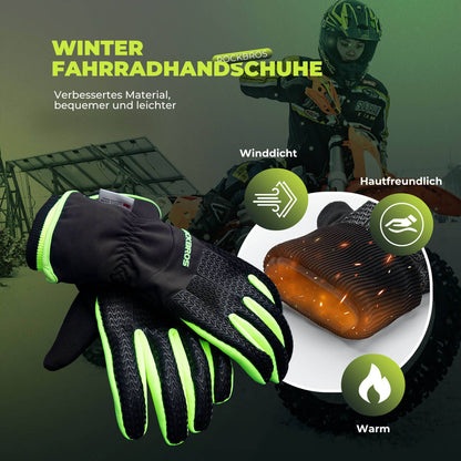 Handschuhe Fahrradhandschuhe Touchscreen Thinsulate Skihandschuh ROCKBROS