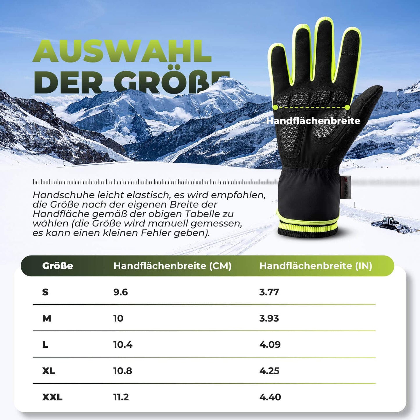 Handschuhe Fahrradhandschuhe Touchscreen Thinsulate Skihandschuh ROCKBROS
