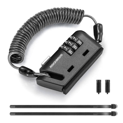 Helm schloss 150 cm Zahlenschloss 3-stellig Zahlencode ROCKBROS