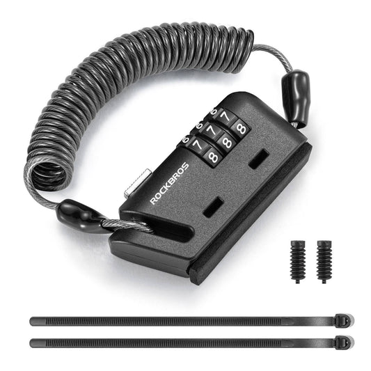 Helm schloss 150 cm Zahlenschloss 3-stellig Zahlencode ROCKBROS