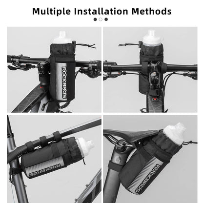 Isolierte Fahrrad  Lenkertasche mit Wasserflaschenhalter und Handytasche ROCKBROS