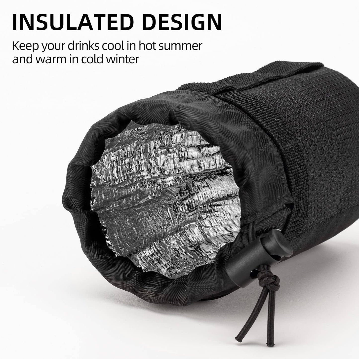 Isolierte Fahrrad  Lenkertasche mit Wasserflaschenhalter und Handytasche ROCKBROS