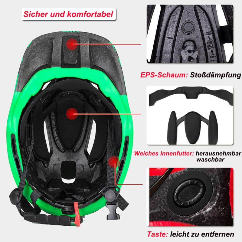 Kinderhelm Integralhelm mit Abnehmbare Kinnschutz für Jungen/Mädchen ROCKBROS