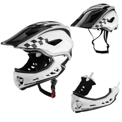 Kinderhelm Integralhelm mit Abnehmbare Kinnschutz für Jungen/Mädchen ROCKBROS