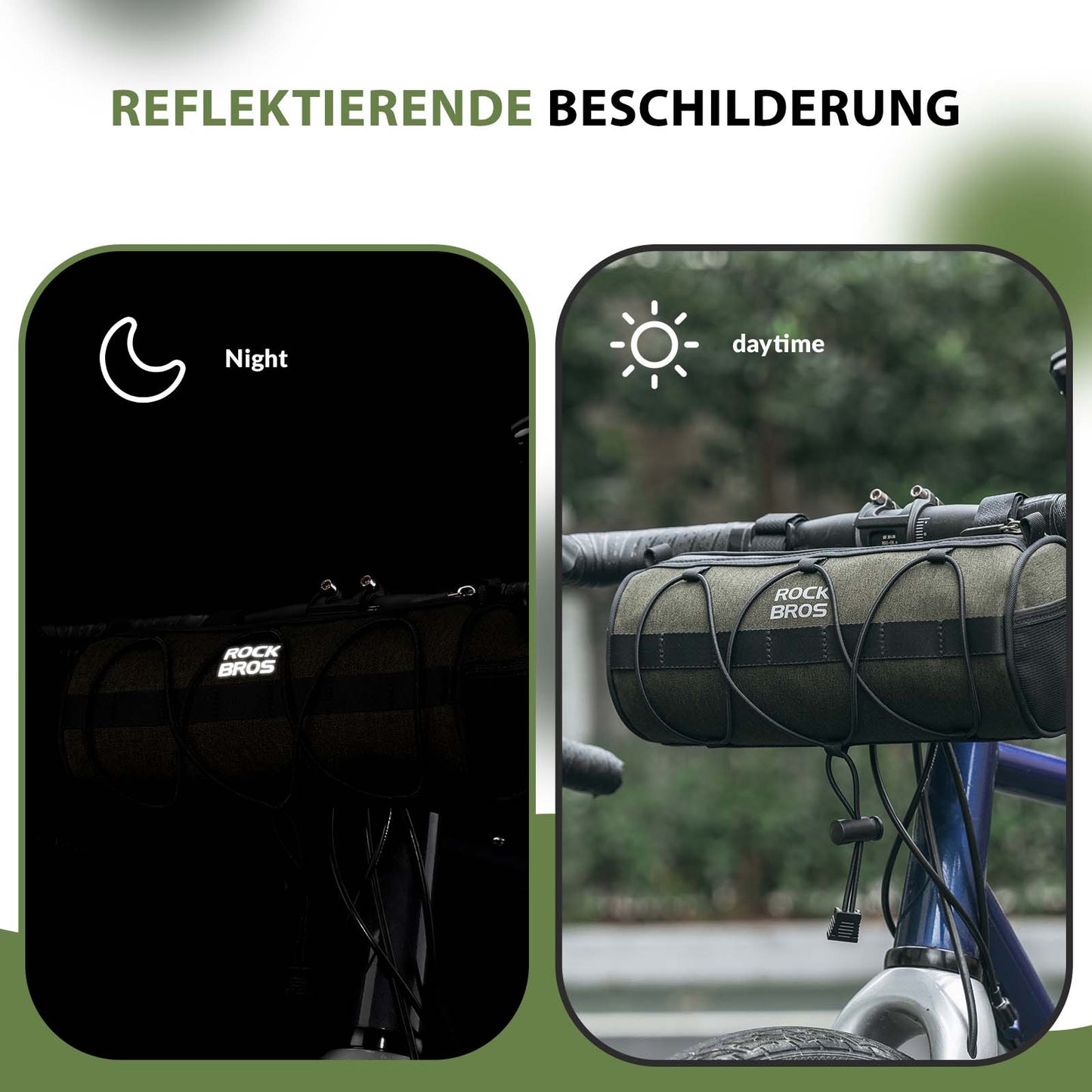 Lenkertasche Multifunktionale Umhängetasche mit Schultergurt ROCKBROS