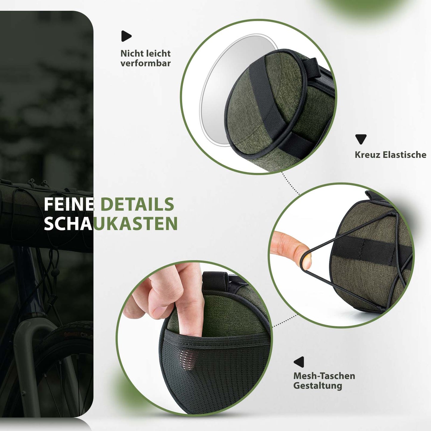 Lenkertasche Multifunktionale Umhängetasche mit Schultergurt ROCKBROS