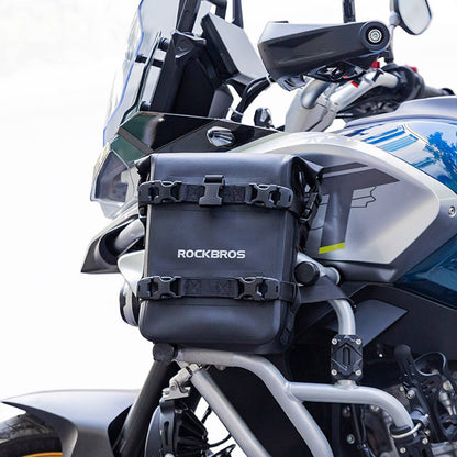 Motorrad Seitentasche wasserdicht Gepäckträgertasche 5L Schwarz ROCKBROS
