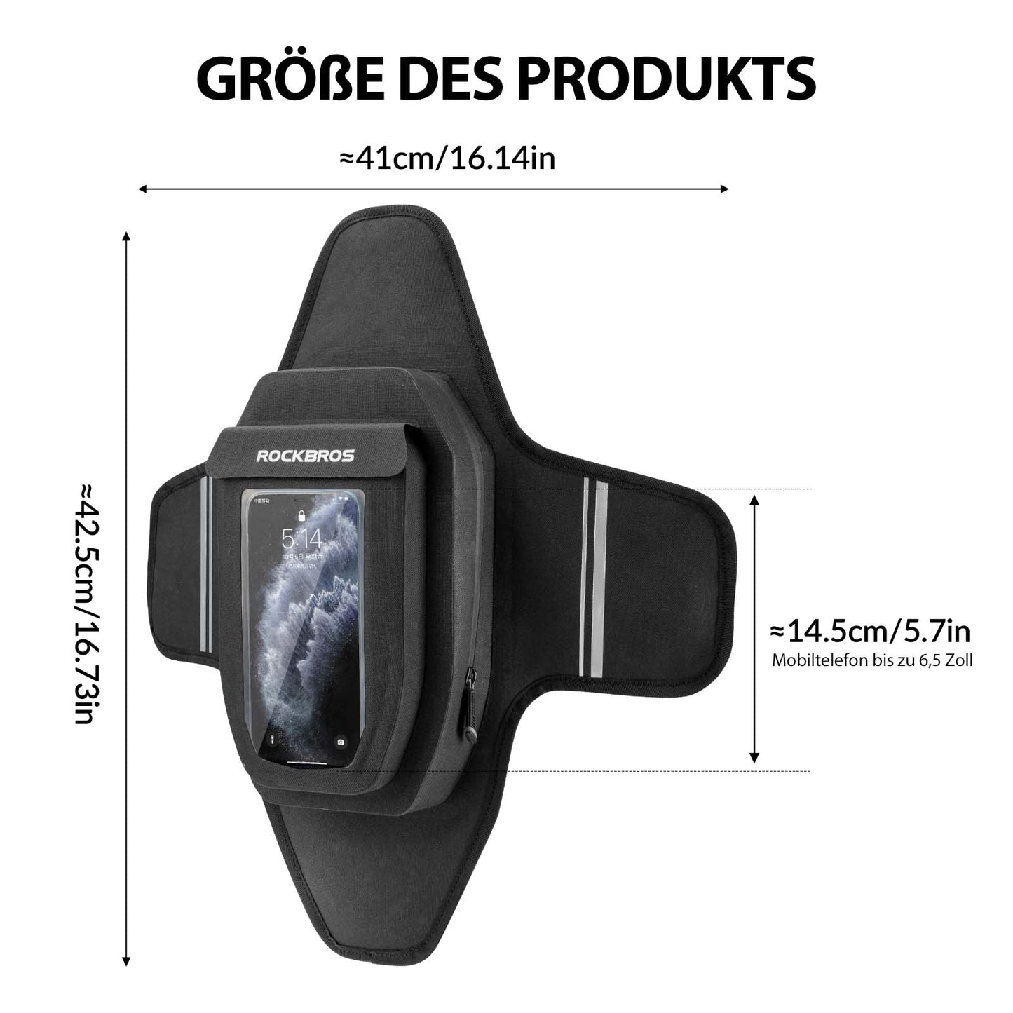 Motorrad Tankrucksack Wasserdichter Magnet Tanktasche Schwarz ROCKBROS