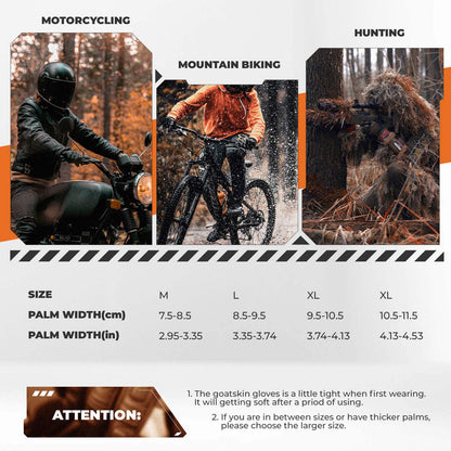 Motorradhandschuhe Touchscreen Leder Vollfinger Handschuhe Amtungsaktiv ROCKBROS