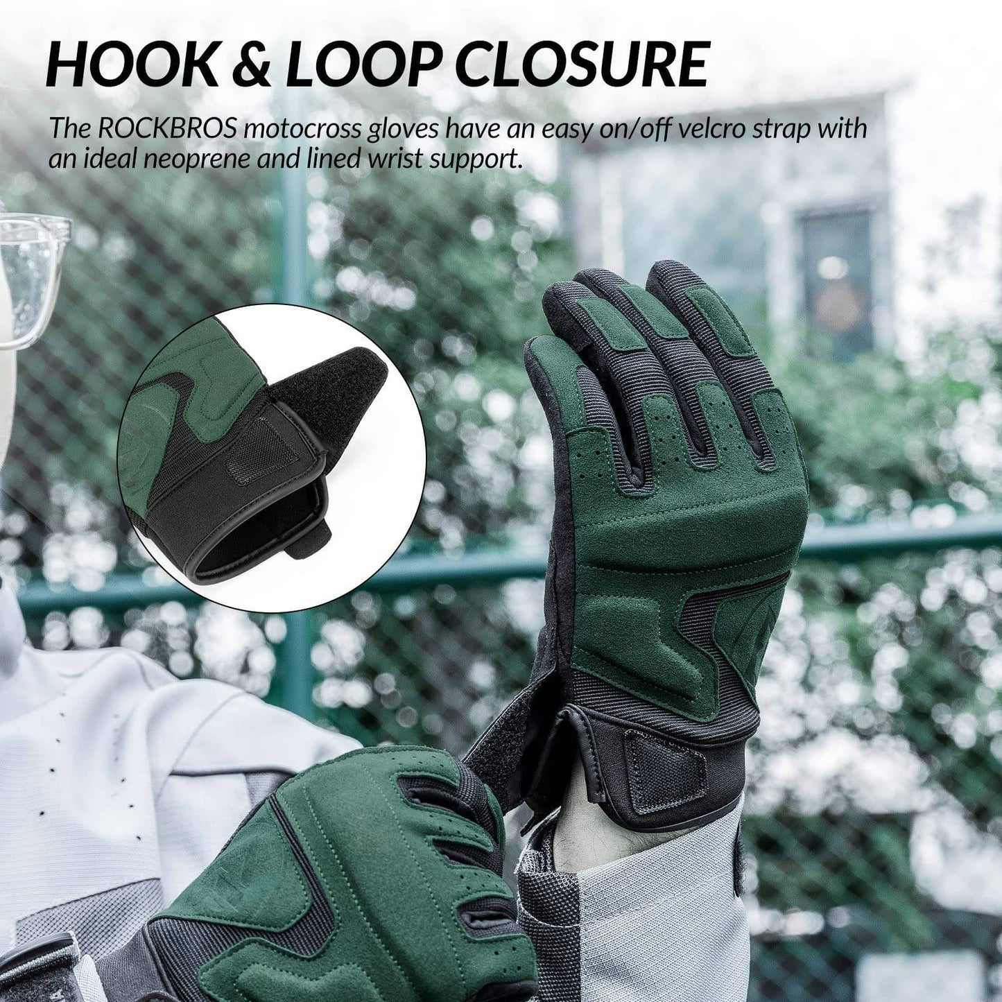 Motorradhandschuhe Winddichte Touchscreen Herren Handschuhe ROCKBROS