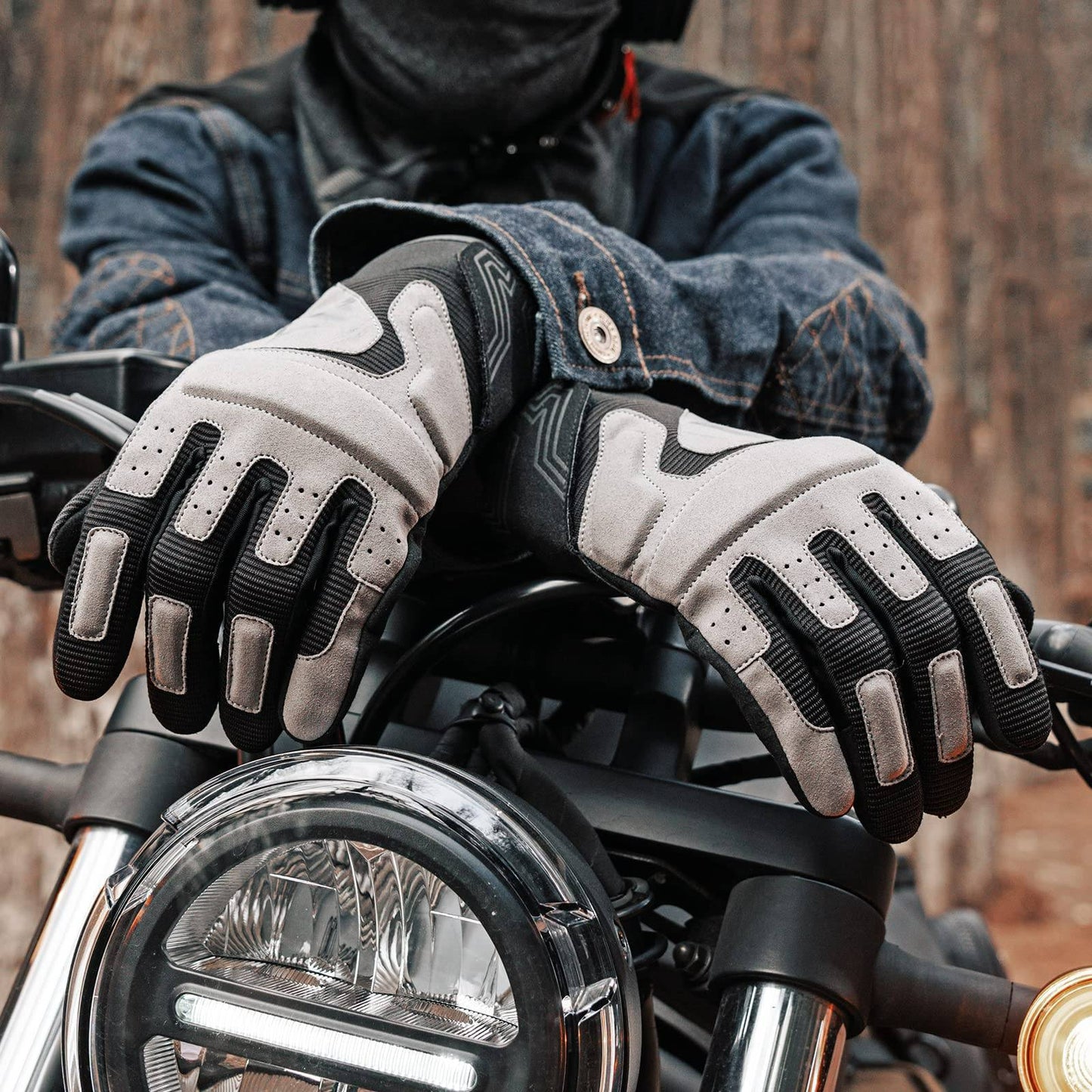 Motorradhandschuhe Winddichte Touchscreen Herren Handschuhe ROCKBROS