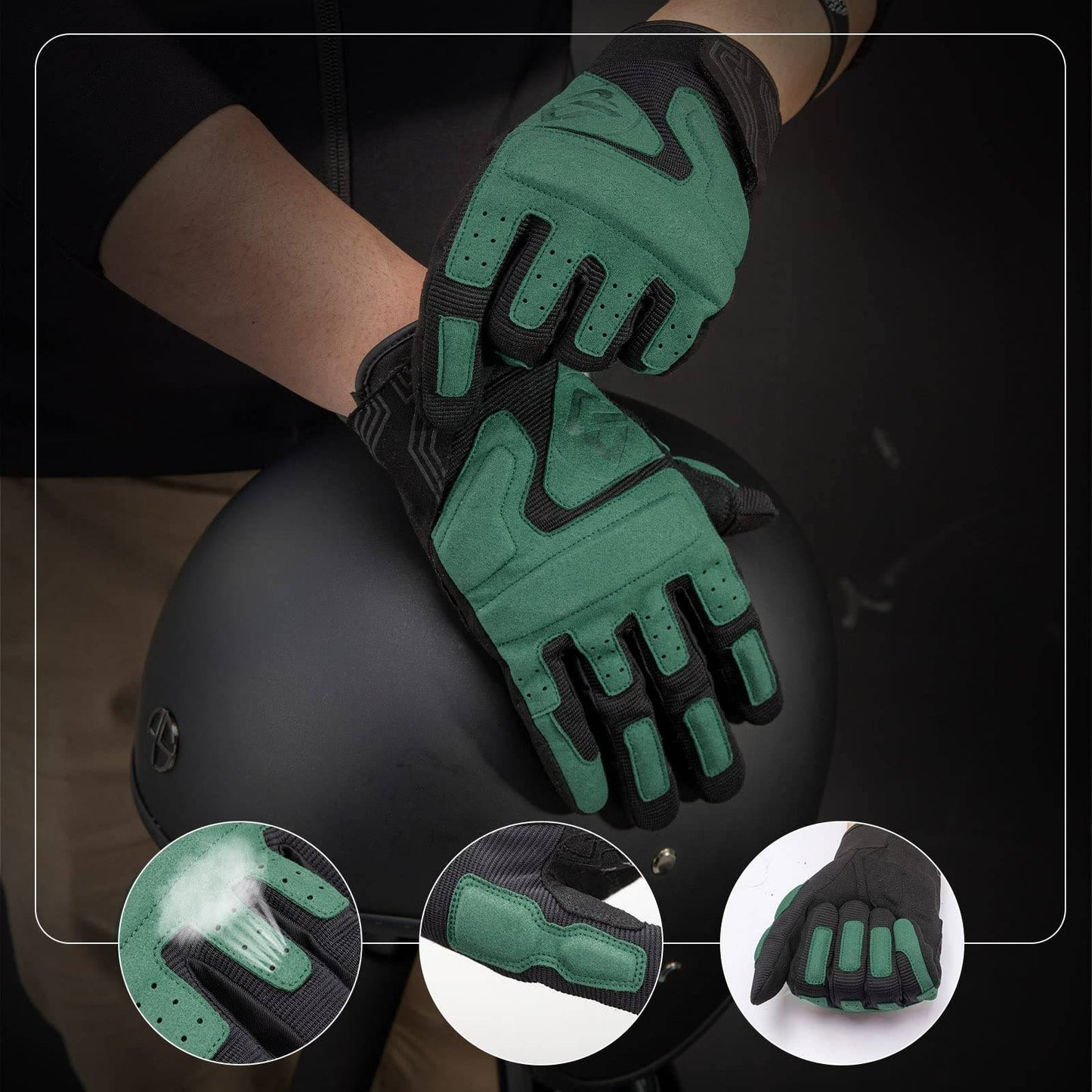 Motorradhandschuhe Winddichte Touchscreen Herren Handschuhe ROCKBROS