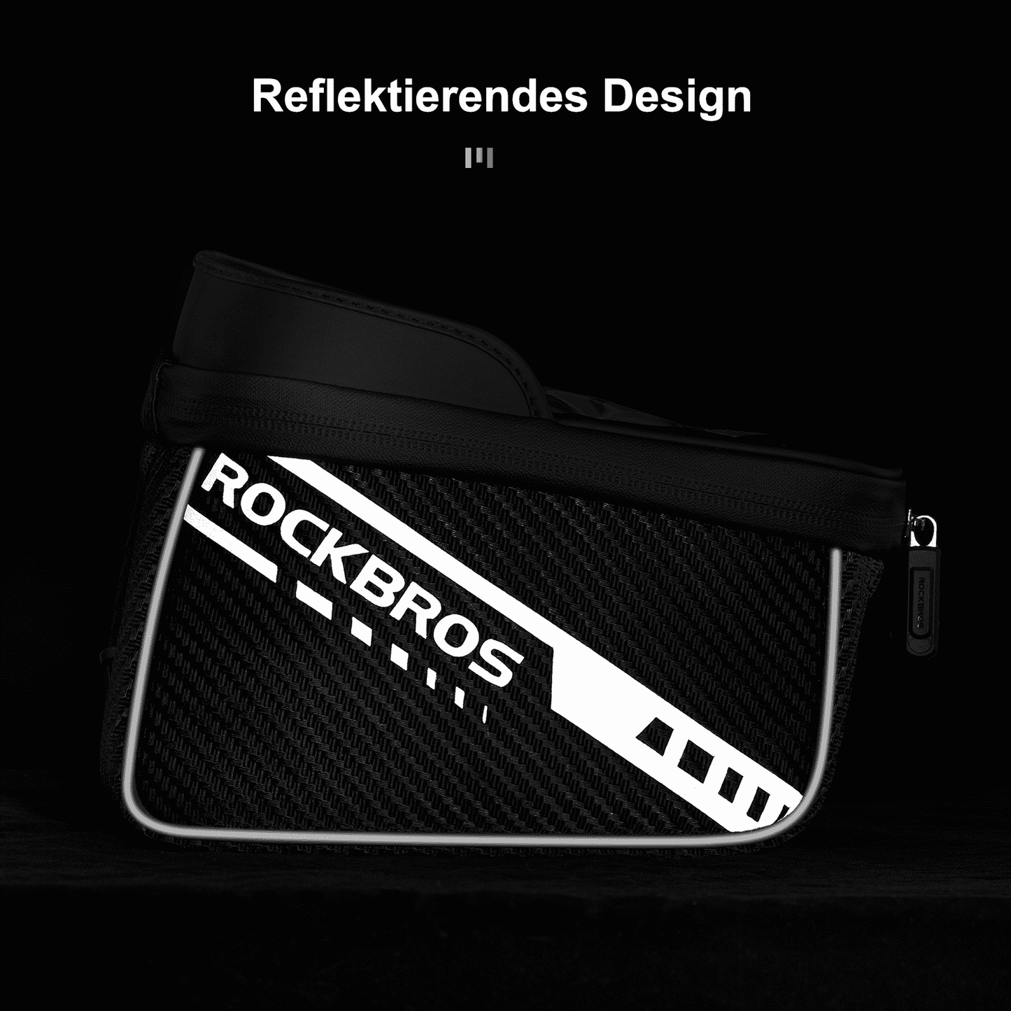 Oberrohrtasche mit TPU-Touchscreen Seitentaschen-Design 1L ROCKBROS