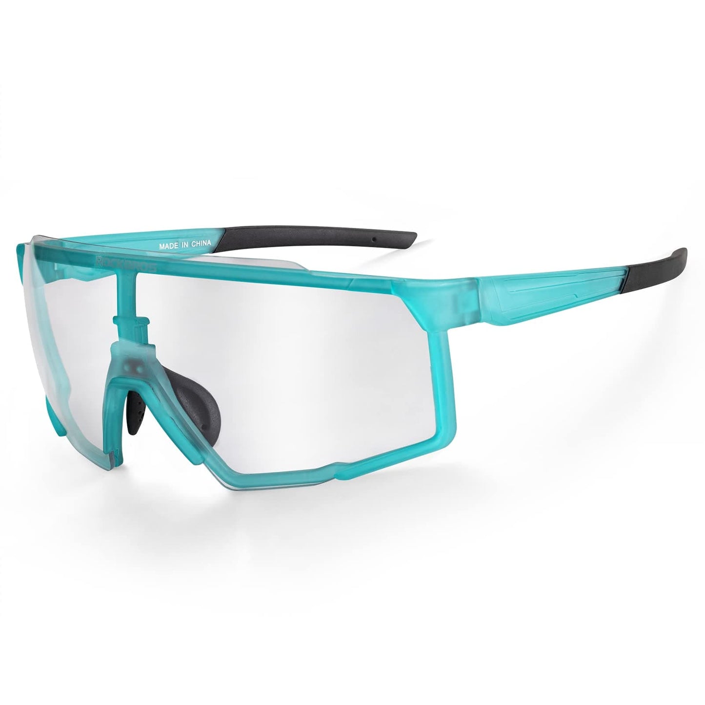 Photochrome Brille HD Fahrradbrille für Outdoor-Aktivitäten Blau ROCKBROS