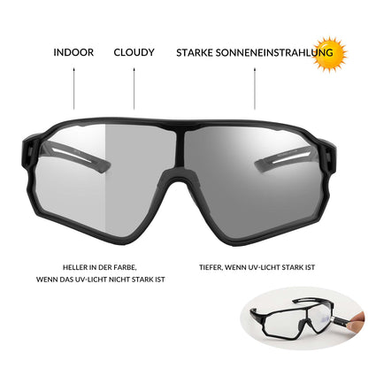 ROCKBROS Dynamische Radbrille mit UV400-Sonnenfilter