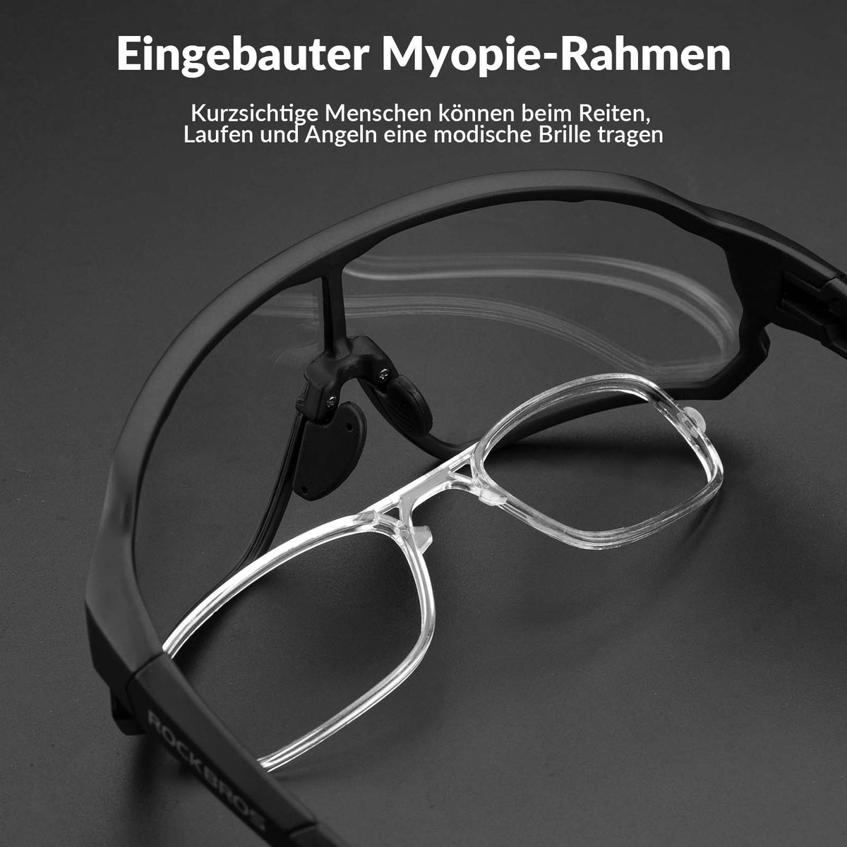 ROCKBROS Dynamische Radbrille mit UV400-Sonnenfilter
