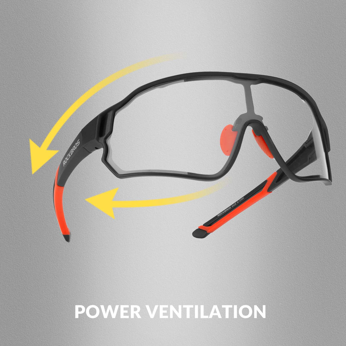 ROCKBROS Dynamische Radbrille mit UV400-Sonnenfilter