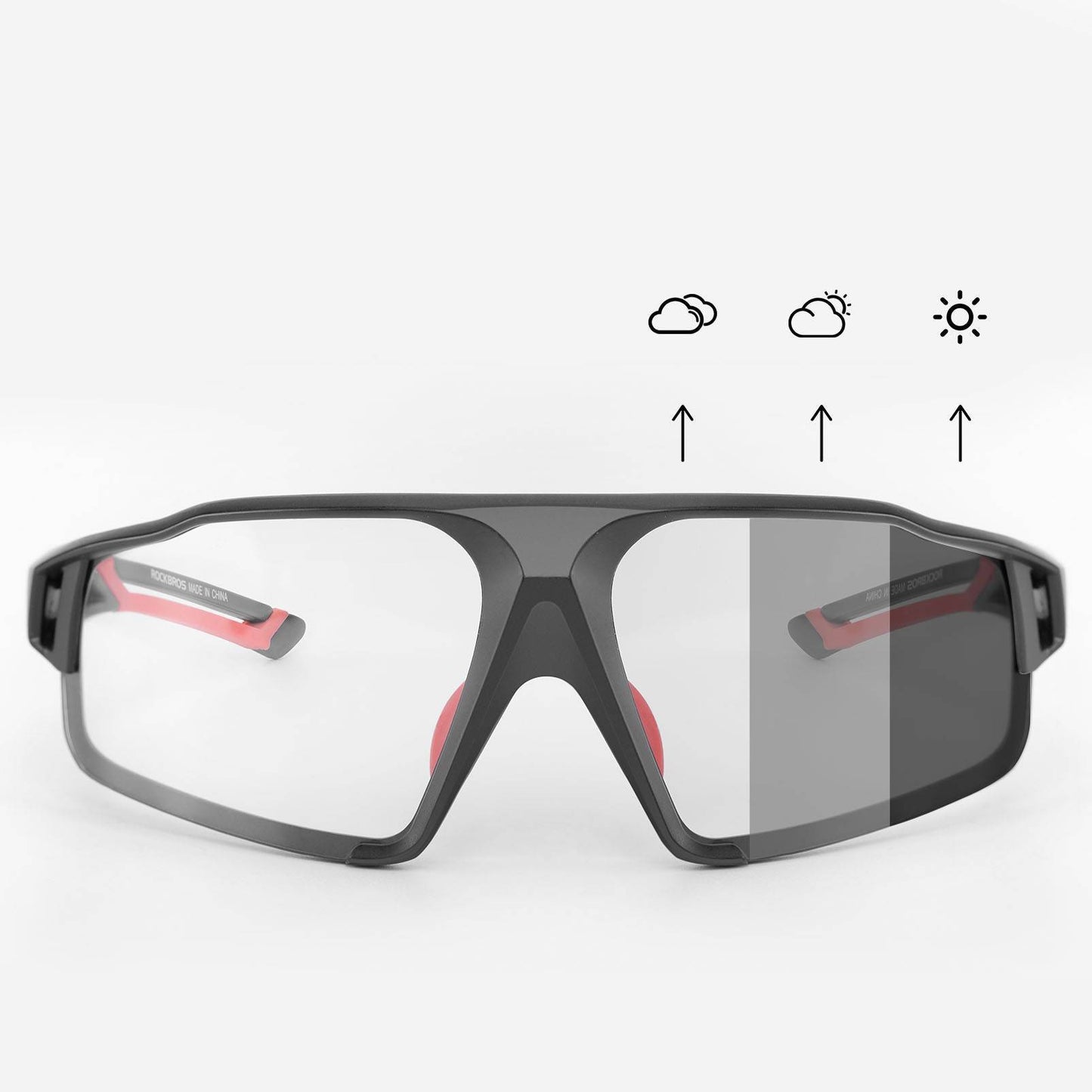 Photochrome Sonnenbrille für Outdoor-Aktivitäten Unisex ROCKBROS