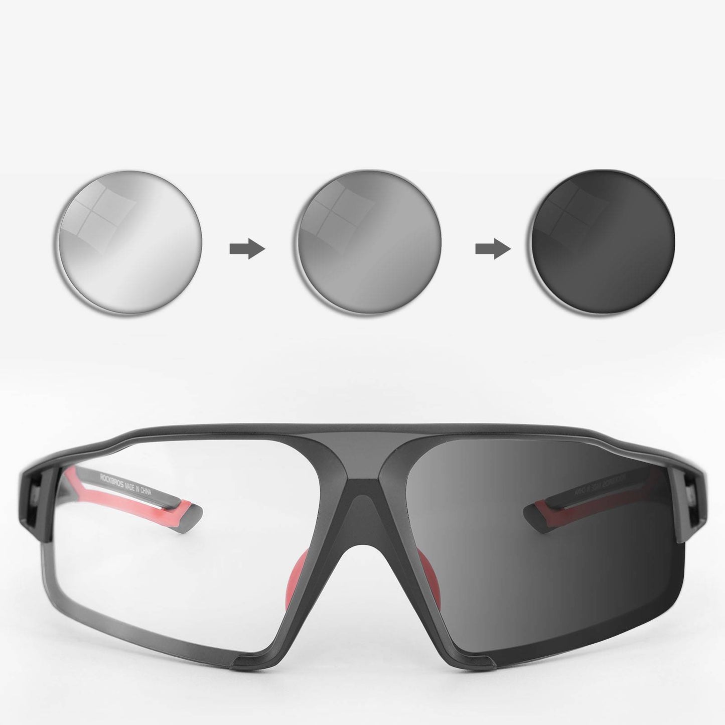 Photochrome Sonnenbrille für Outdoor-Aktivitäten Unisex ROCKBROS