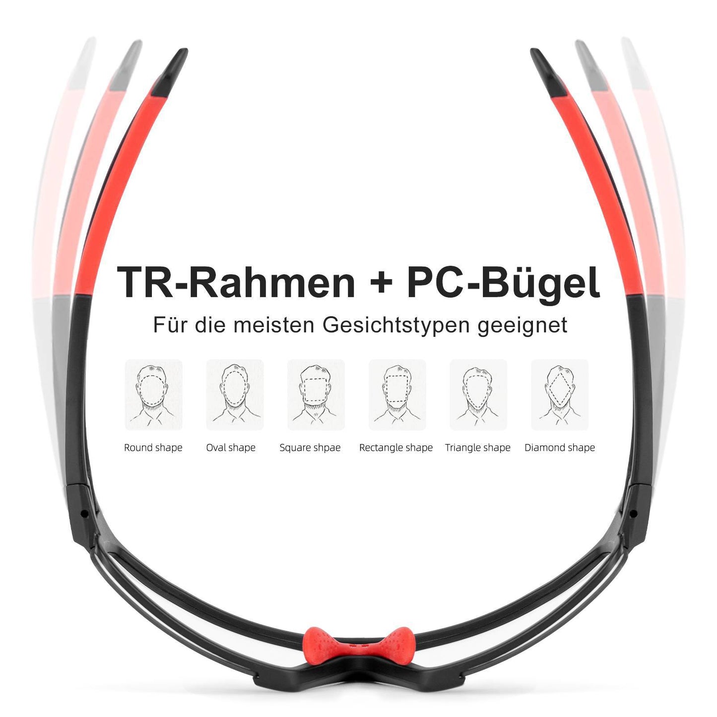 Photochrome Sonnenbrille für Outdoor-Aktivitäten Unisex ROCKBROS
