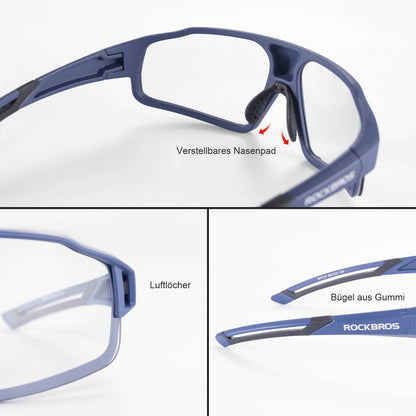 Photochrome Sonnenbrille für Outdoor-Aktivitäten Unisex ROCKBROS