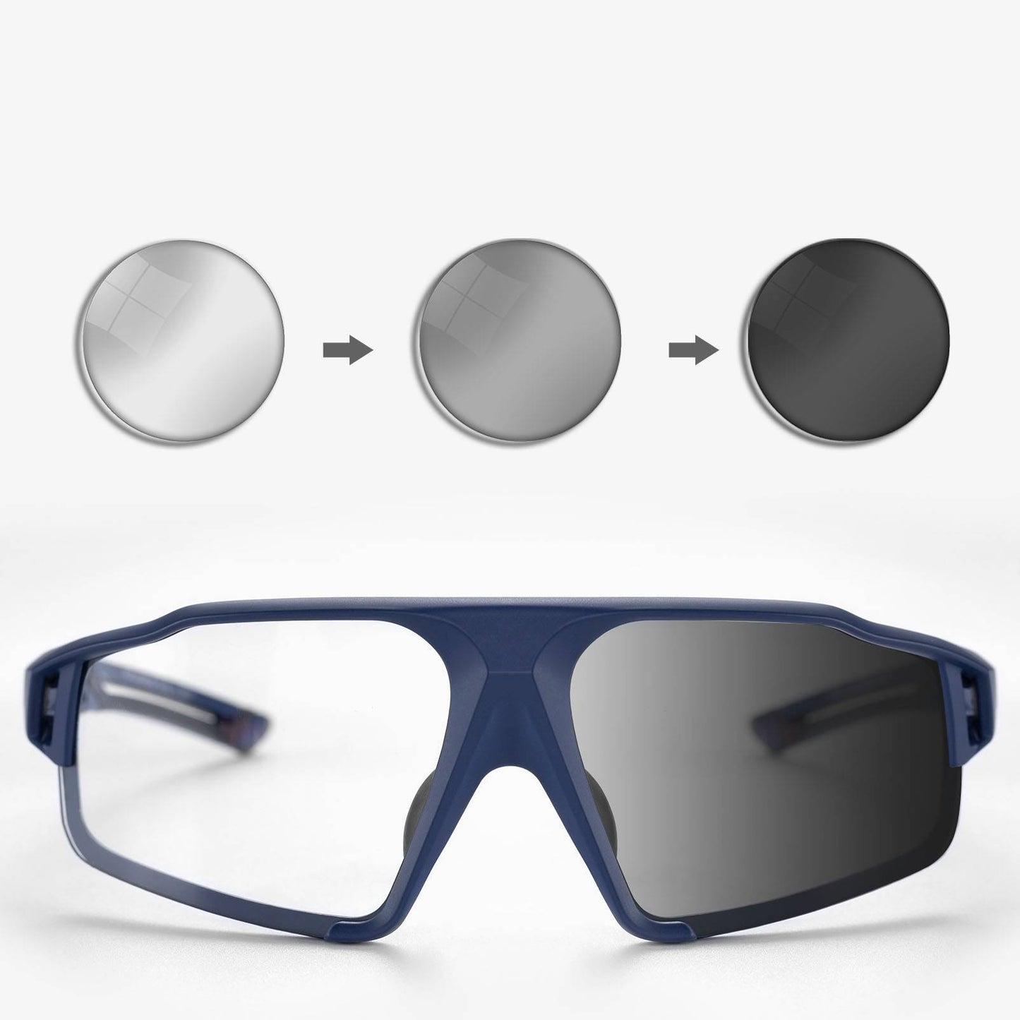 Photochrome Sonnenbrille für Outdoor-Aktivitäten Unisex ROCKBROS