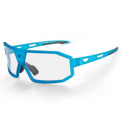 Photochrome Sonnenbrille UV400-Schutz Fahrradbrille Unisex Blau ROCKBROS