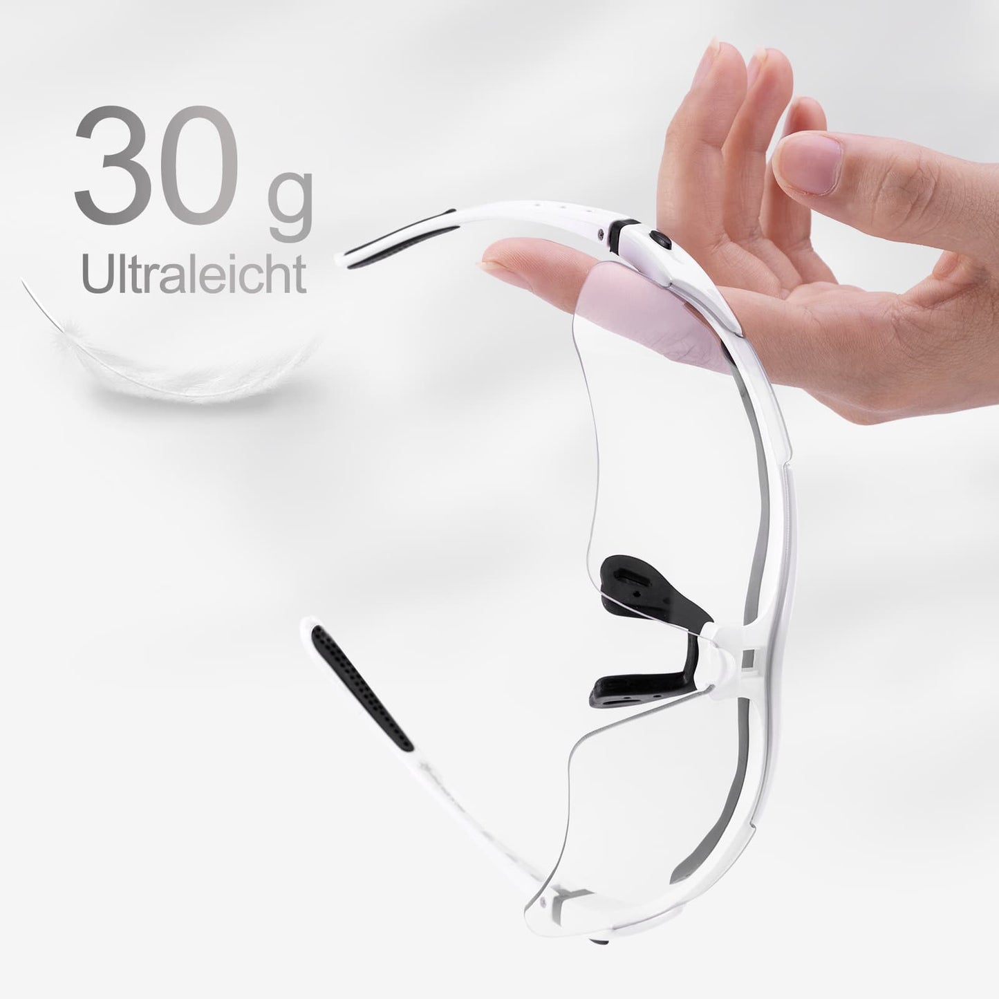 Photochromic Sportbrillen Mit Austauschbarem Elastischem Stirnband ROCKBROS