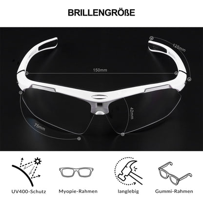 Photochromic Sportbrillen Mit Austauschbarem Elastischem Stirnband ROCKBROS