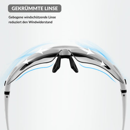 Photochromic Sportbrillen Mit Austauschbarem Elastischem Stirnband ROCKBROS