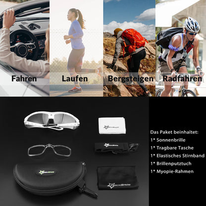 Photochromic Sportbrillen Mit Austauschbarem Elastischem Stirnband ROCKBROS