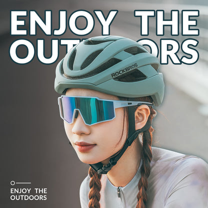 Polarisiert Fahrradbrille Sport Sonnenbrille für Outdoorsport ROCKBROS