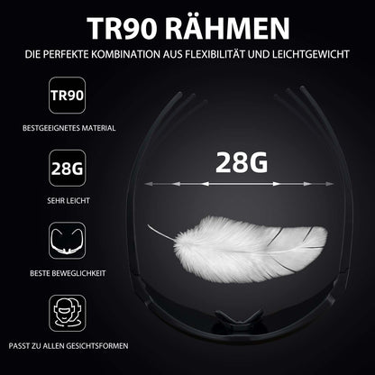 Polarisierte Fahrradbrille mit 4 Wechselgläser ROCKBROS