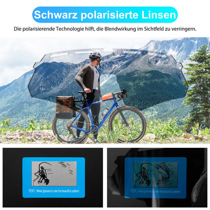 Polarisierte Fahrradbrille mit 4 Wechselgläser ROCKBROS