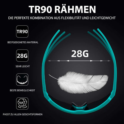 Polarisierte Fahrradbrille mit 4 Wechselgläser ROCKBROS