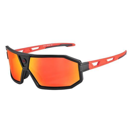 Polarisierte Sonnenbrille Fahrradbrille Unisex Schwarz-Rot ROCKBROS