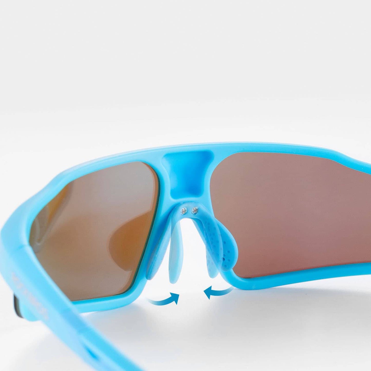 polarisierte Sonnenbrille mit UV400 Schutz Hellblau Unisex ROCKBROS