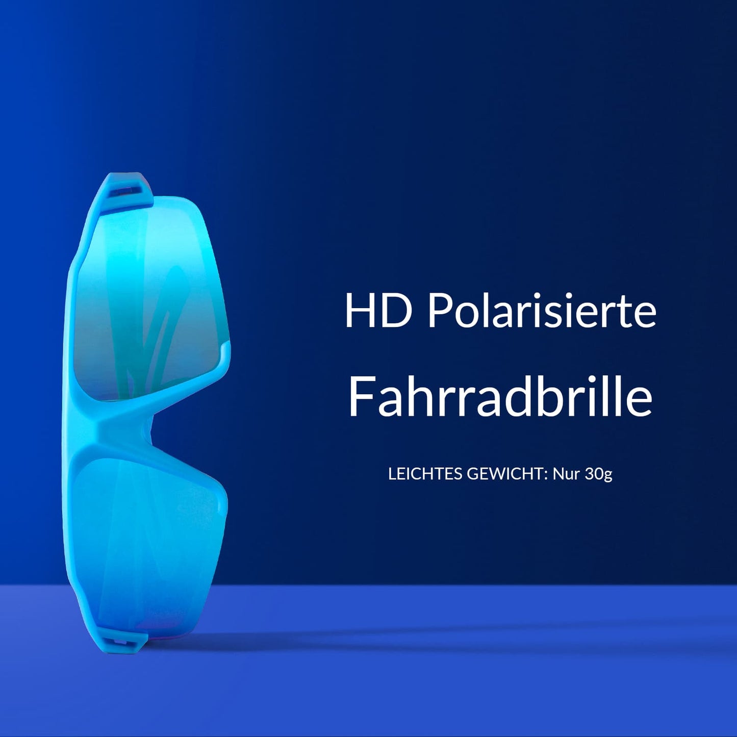 polarisierte Sonnenbrille mit UV400 Schutz Hellblau Unisex ROCKBROS