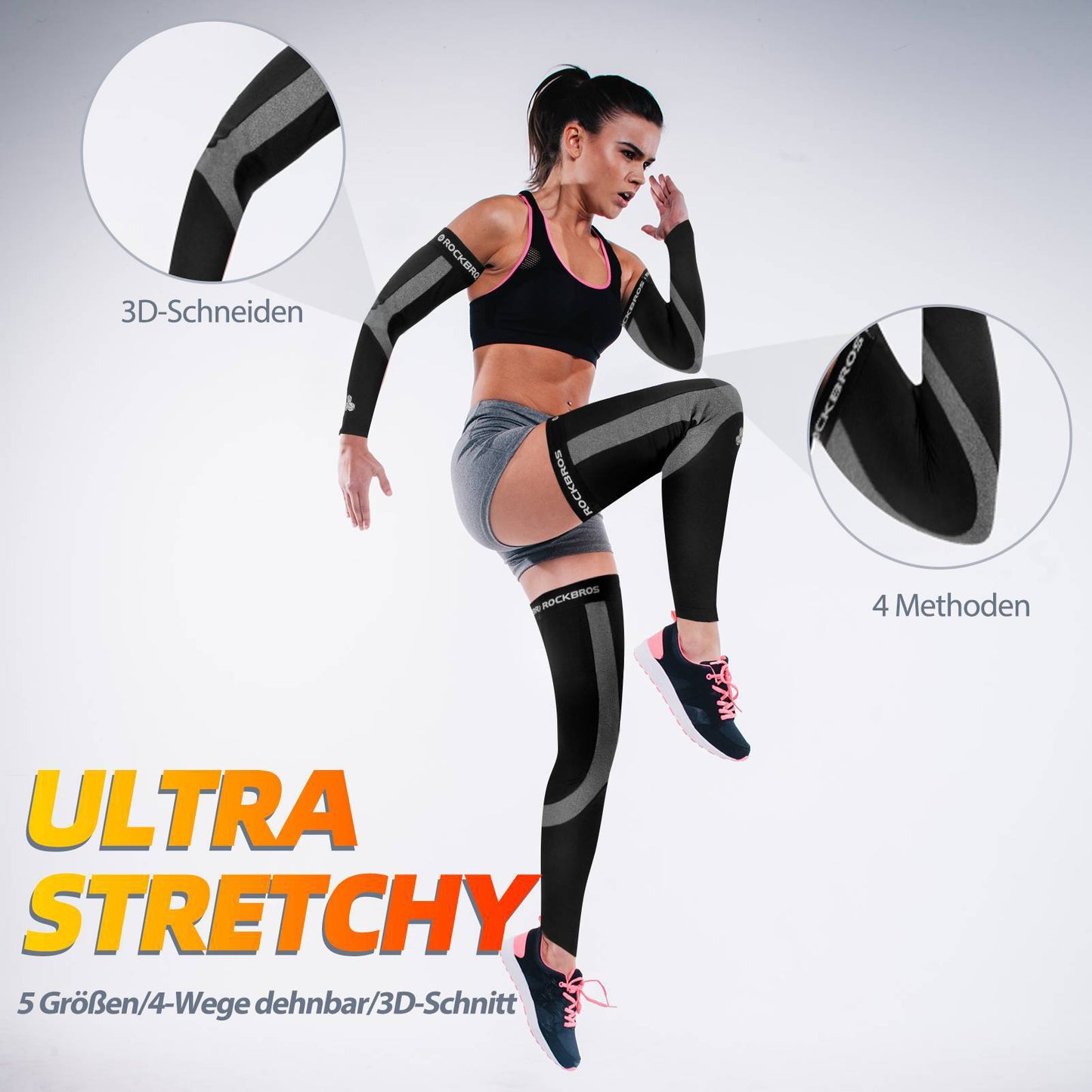 Radsport Beinlinge Winter Beinwärmer für Damen & Herren ROCKBROS