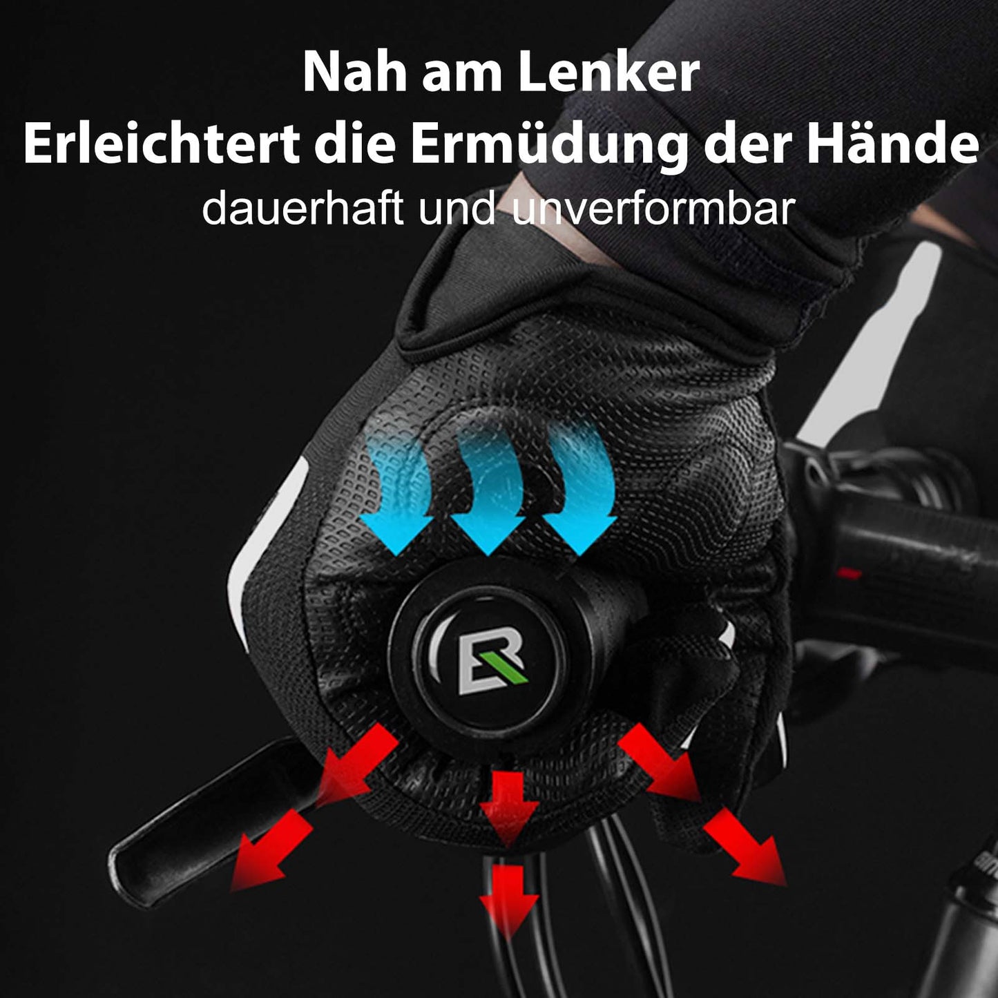 Reithandschuhe Full Finger SBR Herren Sporthandschuhe M-XXL ROCKBROS